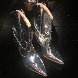 Metallic Cowboy Boots